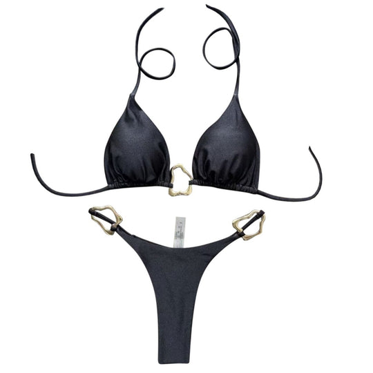 Damen Triangel-Bikini mit luxuriösen Akzenten EB