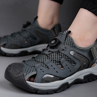 Damen Sportliche Wasserschuhe mit atmungsaktiver Mesh-Oberfläche und praktischer Schnellschnürung EB