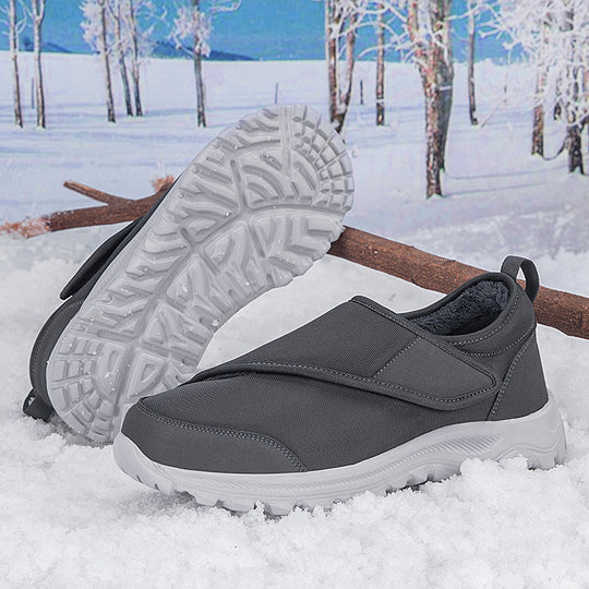 Damen Warmfutter Sneaker mit praktischem Klettverschluss EB