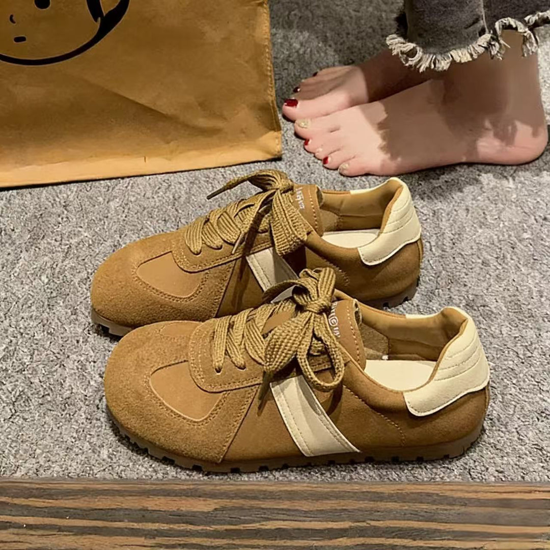Damen Freizeitsneaker aus hochwertigem Wildleder mit komfortabler Sohle EB