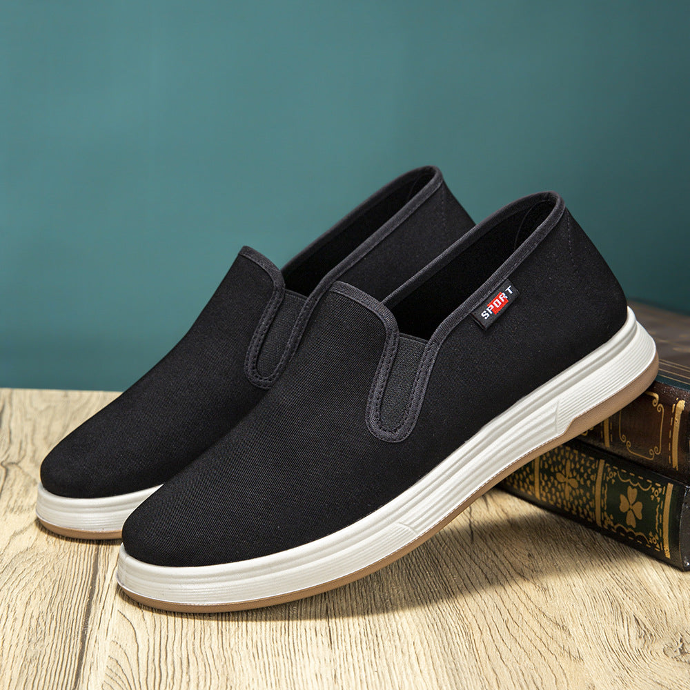 Damen modische Slip-On Sneakers mit rutschfester Sohle und atmungsaktivem Obermaterial EB