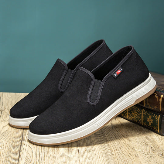 Damen modische Slip-On Sneakers mit rutschfester Sohle und atmungsaktivem Obermaterial EB