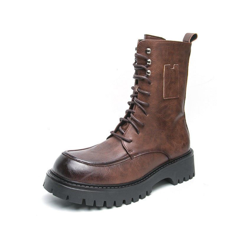 Damen Hohe Schnürboots mit rutschfester Sohle und robustem Obermaterial EB