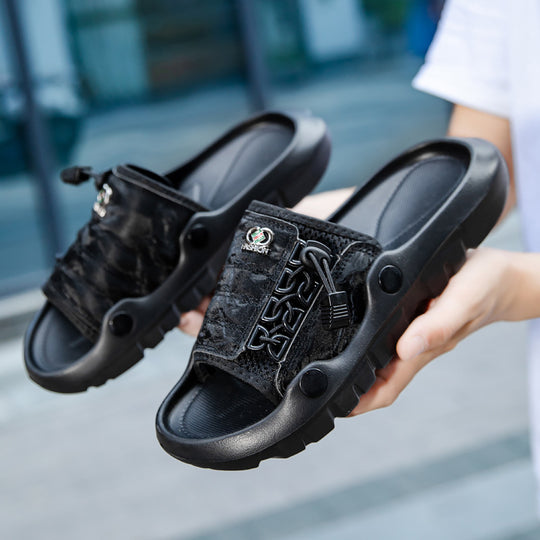 Damen Komfortable und atmungsaktive Badesandalen mit flexibler Sohle EB