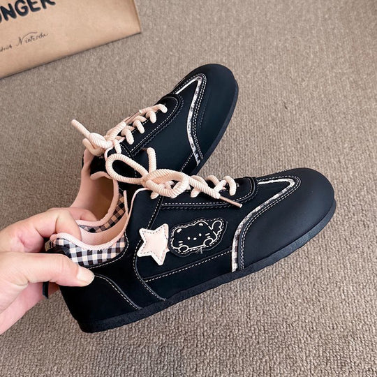 Damen Sneakers mit verspieltem Tiermotiv und atmungsaktivem Obermaterial EB