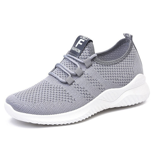 Damen Atmungsaktive Lauf- und Freizeitschuhe mit elastischem Strickoberteil EB