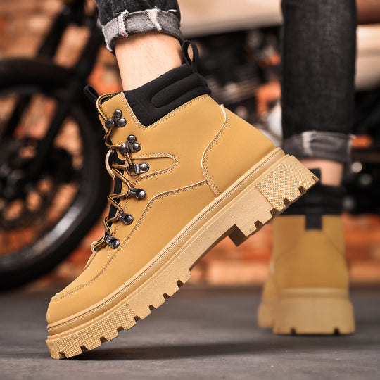 Damen robuste Winterstiefel mit rutschfester Profilsohle und atmungsaktivem Obermaterial EB