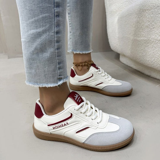 Damen modische Sneakers mit atmungsaktiver Struktur und rutschfester Sohle EB