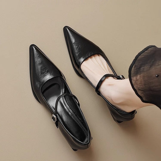 Damen elegante Slingback-Pumps mit schickem Absatz EB