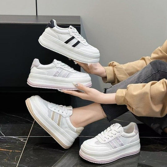 Damen Sportliche Sneakers mit atmungsaktiver Mesh-Oberfläche und komfortabler Dämpfung EB