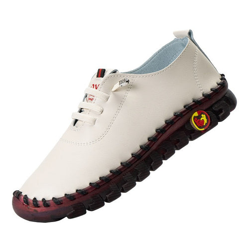 Damen komfortable Slipper-Schuhe aus mit rutschfester Sohle und elastischen Einsätzen EB