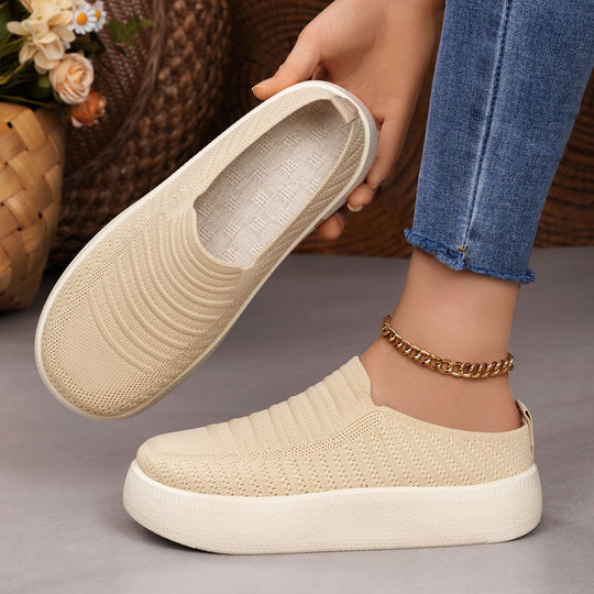 Damen Atmungsaktive und flexible Slip-On Sneakers EB