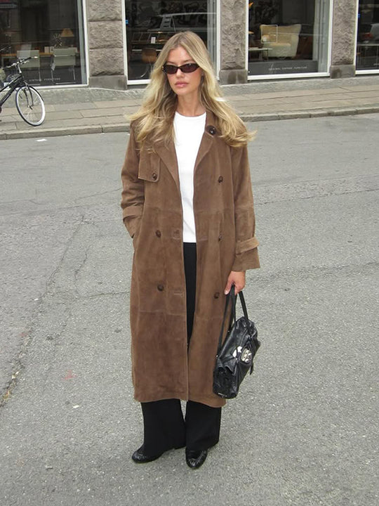 Damen eleganter und stilvoller Longcoat EB