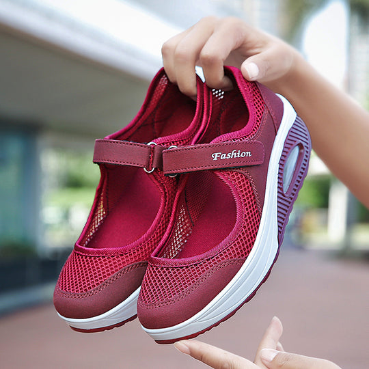 Damen Komfortable Sport-Sandalen mit verstellbarem Klettverschluss und dämpfenden Sohlen EB