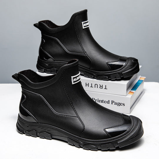 Herren Gummistiefel mit rutschfester Sohle und flexiblem Einstieg EB