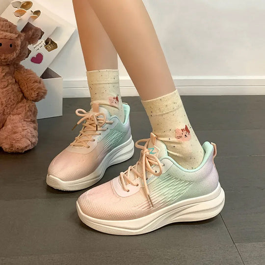 Damen Modische und leichte Laufschuhe mit flexibler Dämpfungstechnologie EB