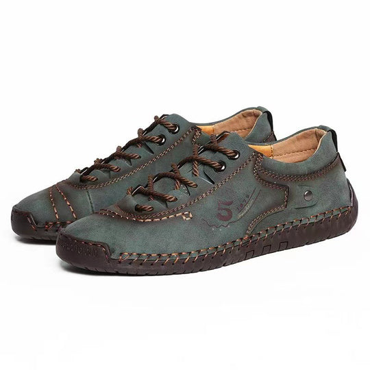 Damen Leinensneaker mit handgefertigtem Obermaterial und rutschfester Sohle EB
