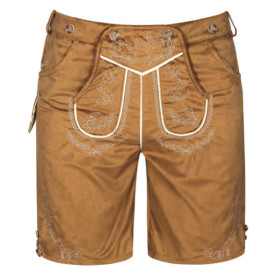 Herren nan kurze Trachtenhose mit besticktem Hosenlatz und Komfortbund EB