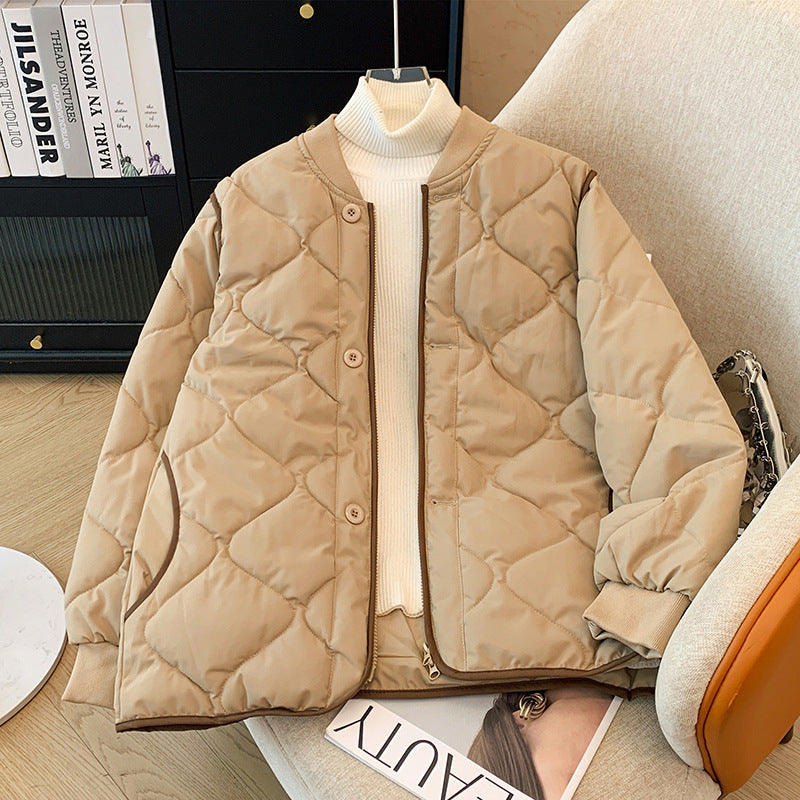 Damen Wattierte Blousonjacke mit Reißverschluss und praktischen Taschen EB
