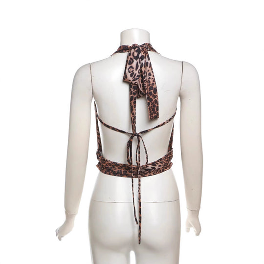 Damen Scarf mit modernem Leopardenmuster EB