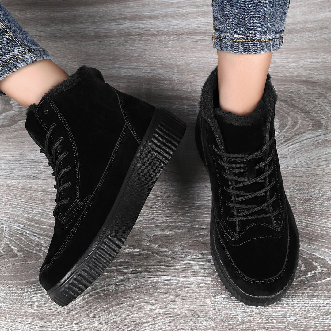 Damen Komfortable Winterstiefel mit isolierendem Futter und rutschfester Sohle EB