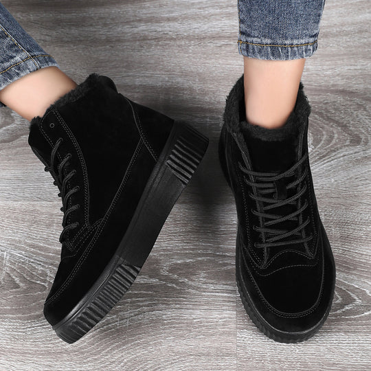 Damen Komfortable Winterstiefel mit isolierendem Futter und rutschfester Sohle EB