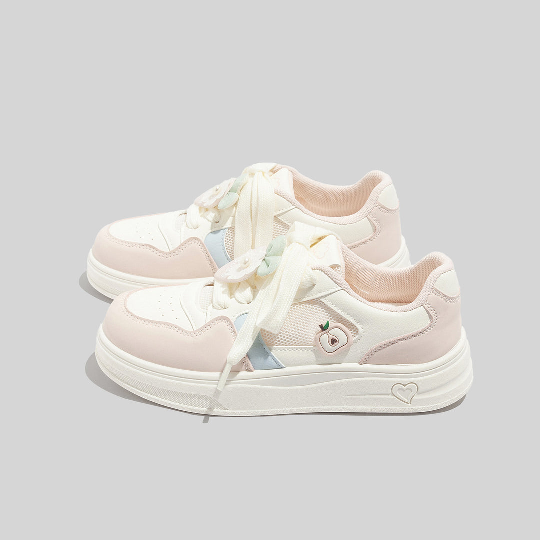 Damen Sneakers mit verspieltem Fruchtmotiv und komfortabler Dämpfung EB