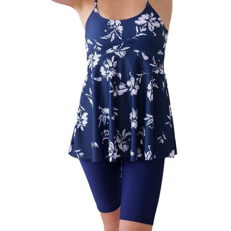 Damen Tankini mit elegantem Schnitt und figurbetonender Passform EB