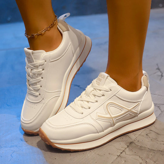 Damen Sportliche Sneakers mit flexibler Dämpfung und atmungsaktivem Obermaterial EB