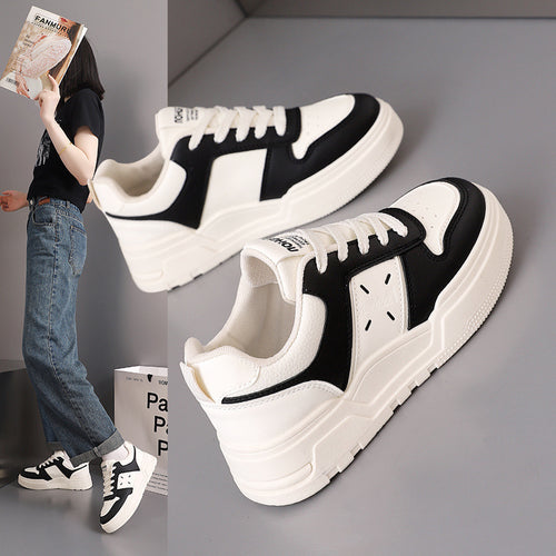 Damen modische Chunky Sneakers mit atmungsaktiver Mesh-Oberfläche und rutschfester Profilsohle EB