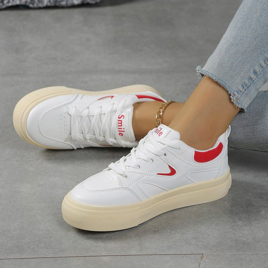 Damen modische Plateau-Sneaker mit trendiger Sohle EB