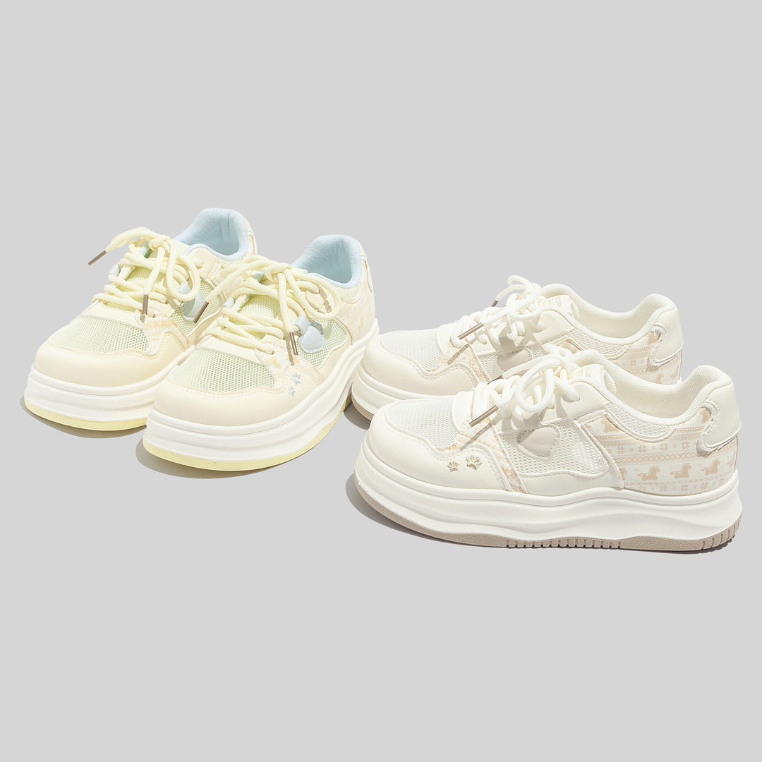 Damen Atmungsaktive Sneakers mit innovativem Komfortsystem und elastischen Schnürsenkeln EB