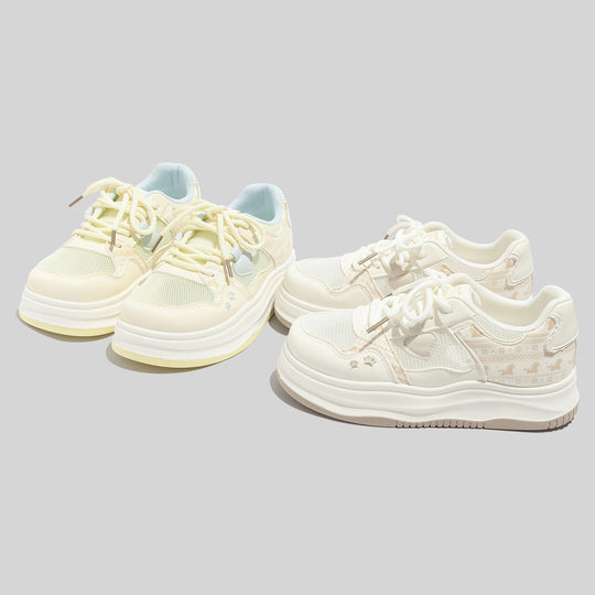 Damen Atmungsaktive Sneakers mit innovativem Komfortsystem und elastischen Schnürsenkeln EB