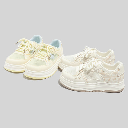 Damen Atmungsaktive Sneakers mit innovativem Komfortsystem und elastischen Schnürsenkeln EB