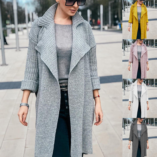 Damen oversized Strickmantel EB