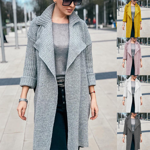 Damen oversized Strickmantel EB
