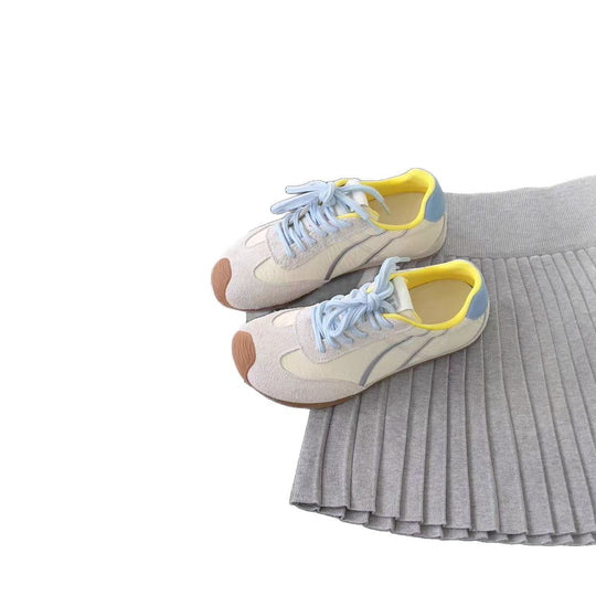 Damen Sportliche Sneakers mit atmungsaktiver Obermaterialstruktur und trendigem Design EB