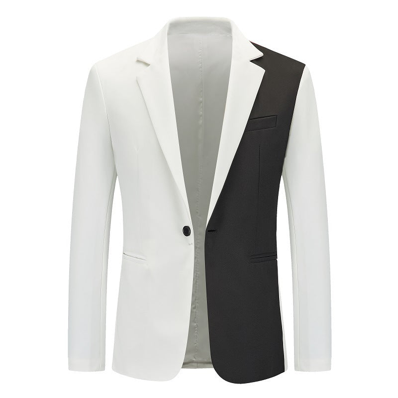 Herren kontrastierender Blazer mit modernem Schnitt EB