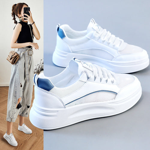 Damen modische Sneaker mit ergonomischer Dämpfung und atmungsaktiver Oberflächenstruktur EB