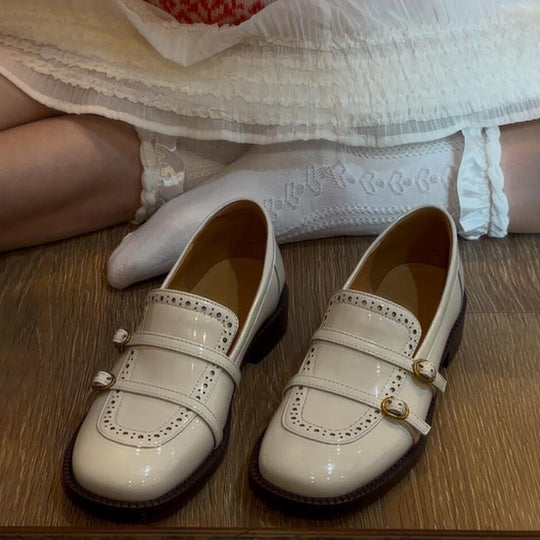 Damen Ballerinas mit dekorativen Strassdetails und komfortablem Riemchen EB
