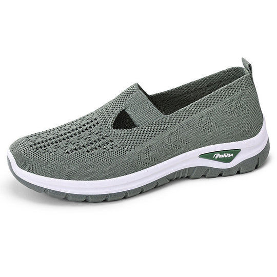 Damen Atmungsaktive Slip-On Freizeitschuhe EB