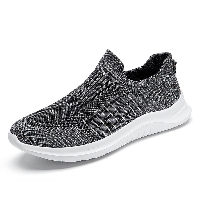 Damen Atmungsaktive Slip-On Sportschuhe mit elastischem Obermaterial EB