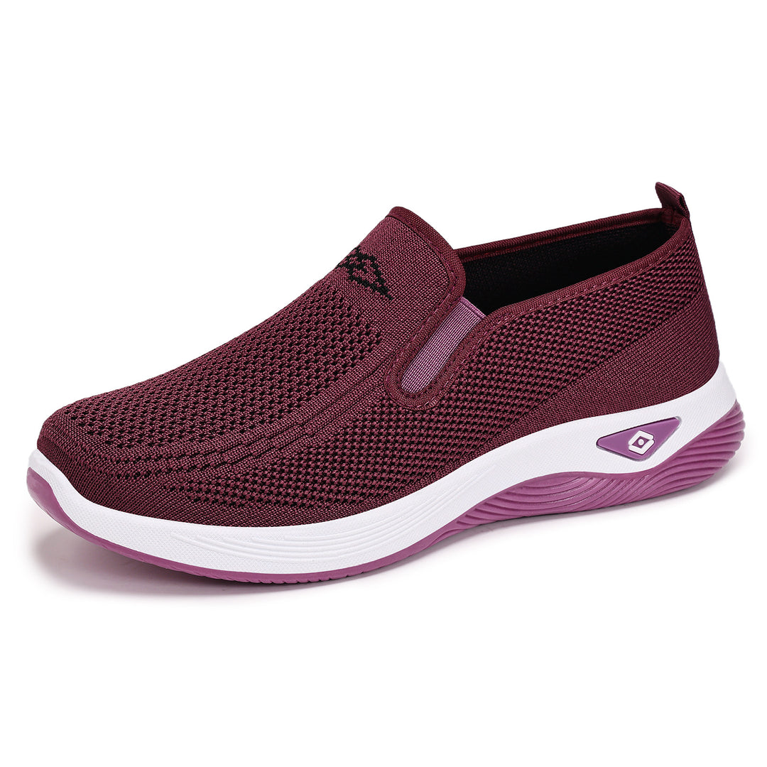 Damen Atmungsaktive Slip-On Sneakers mit flexiblem Obermaterial EB