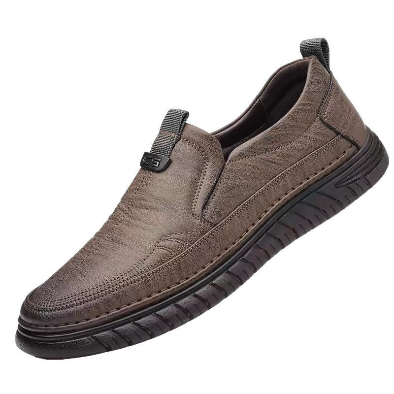 Herren Elegante Slip-On Mokassins mit rutschfester Sohle EB
