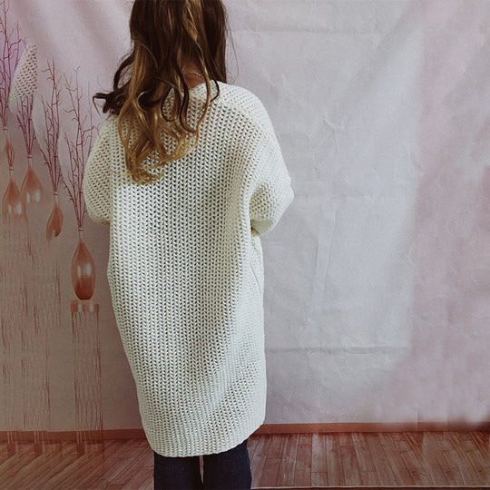 EB | Einfarbige Strickjacke
