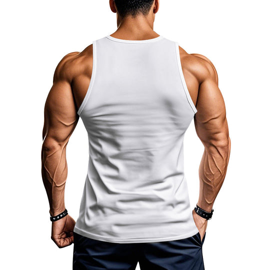 Herren atmungsaktives Fitness Tanktop mit Racerback-Schnitt EB