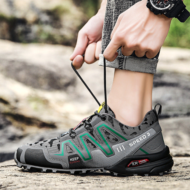 Herren Leichte Trail-Laufschuhe mit rutschfester Sohle und atmungsaktivem Obermaterial EB