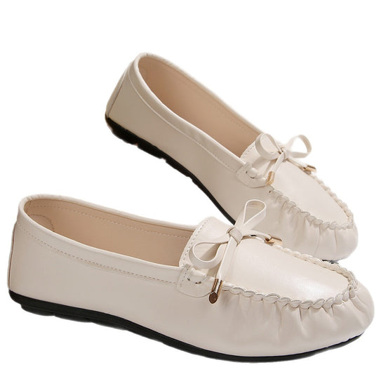 Damen Mokassins mit elegantem Schleifen-Detail und komfortabler Sohle EB