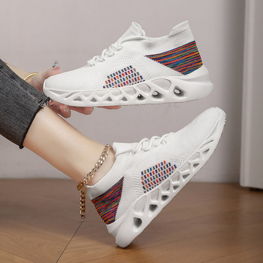 Damen Sportliche Lauf-Sneaker mit atmungsaktivem Obermaterial und dämpfendem Sohlenprofil EB