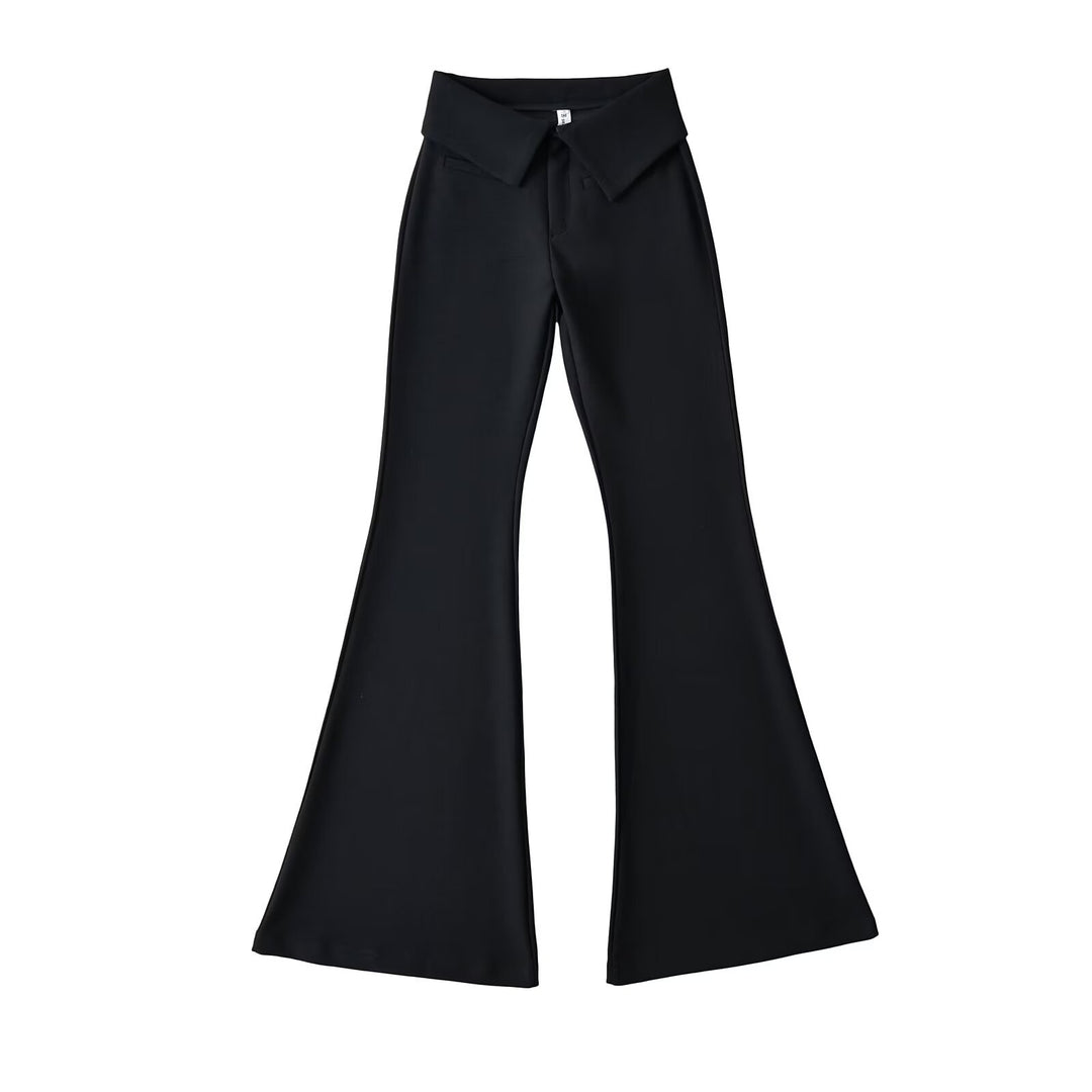 Damen elegante Flared-Hose EB